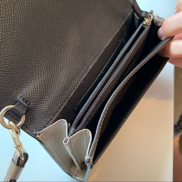 Coach gold metallic wallet clutch NWT - Picture 4 of 7